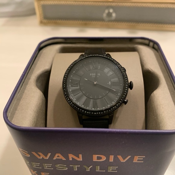 Fossil Black Hybrid Watch